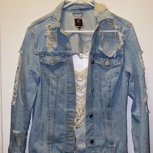 Distressed Denim jacket